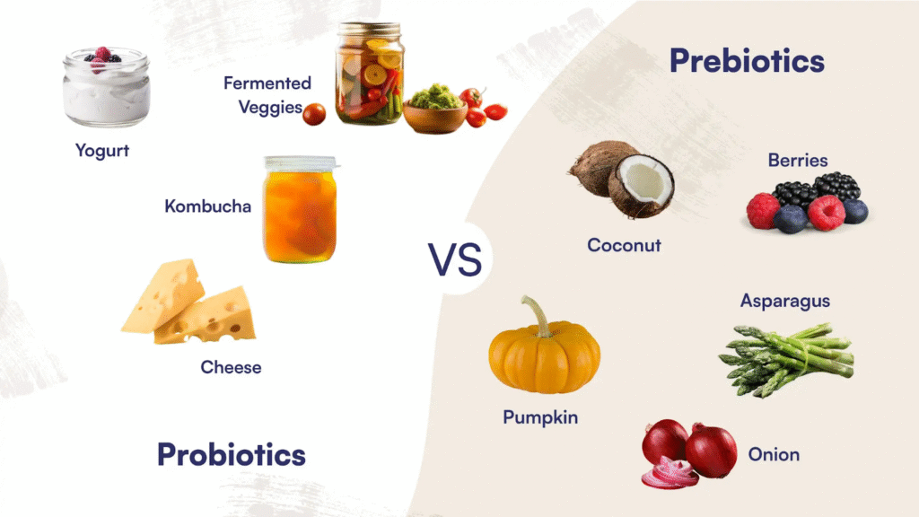 Probiotic and  Prebiotic Foods for Immunity