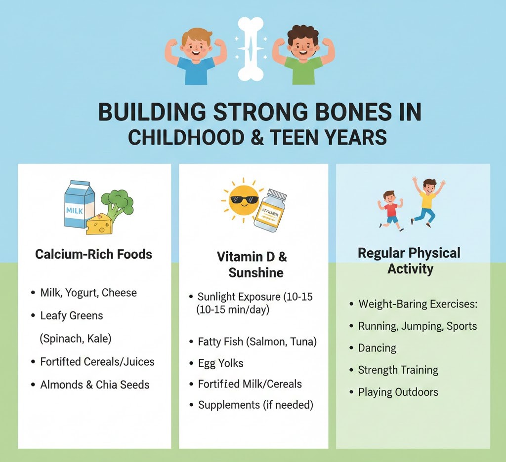 Building Strong Bones in Childhood & Teen Years: Foundation for Lifelong Health