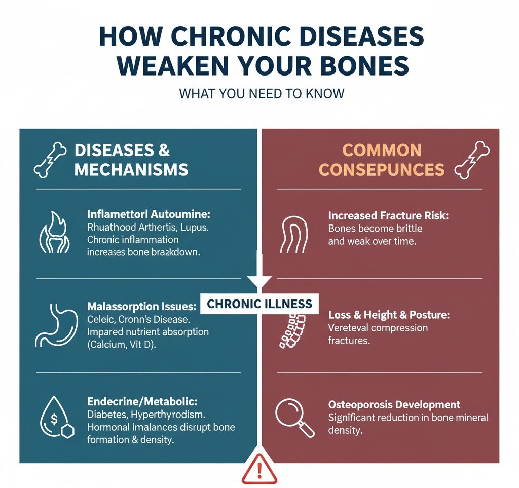 How Chronic Diseases Weaken Your Bones: What You Need to Know