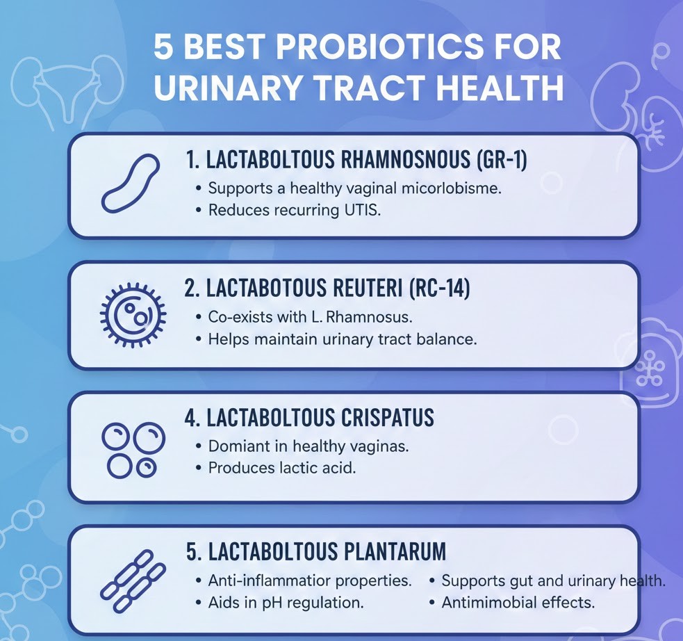 5 Best Probiotics for Urinary Tract Health
