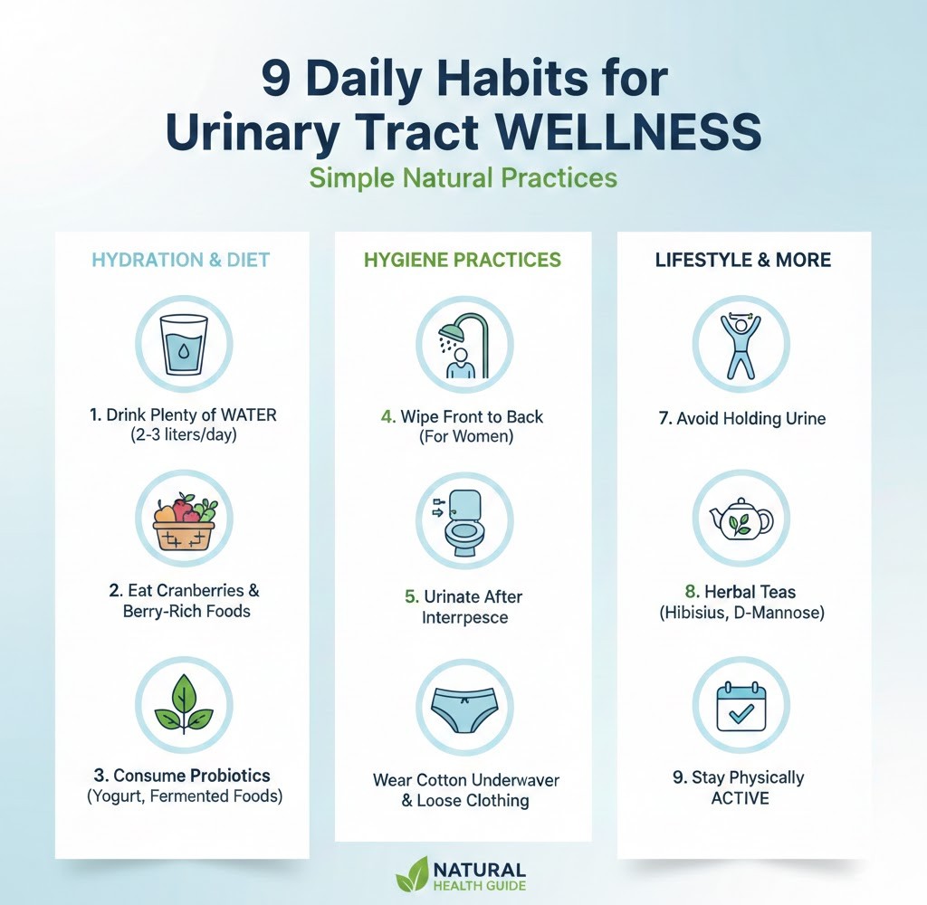 9 Daily Habits for Urinary Tract Wellness: Simple Natural Practices