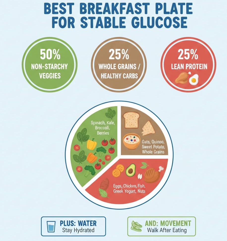Best Breakfast Plate for Stable Glucose
