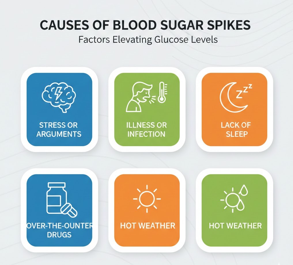 Causes of Blood Sugar Spikes


