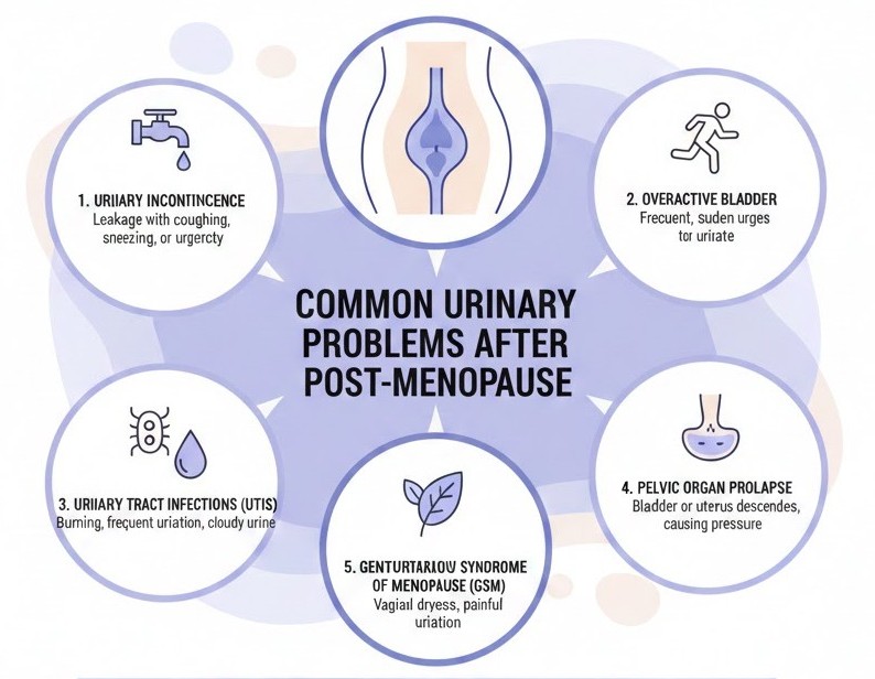 Common Urinary Problems After Post-Menopause