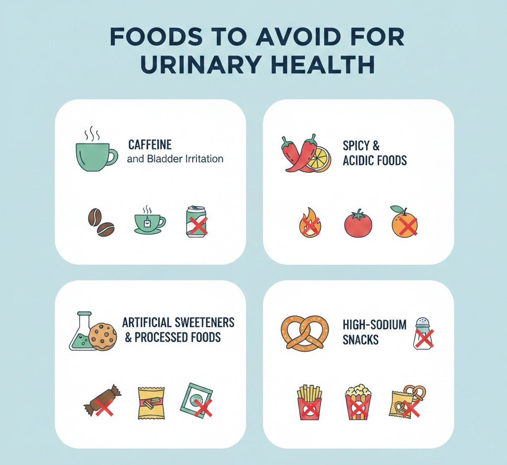 Foods to Avoid for Urinary Health