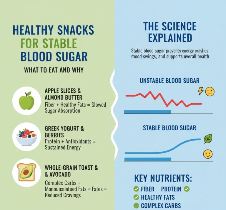 Healthy Snacks for Stable Blood Sugar What to Eat and Why