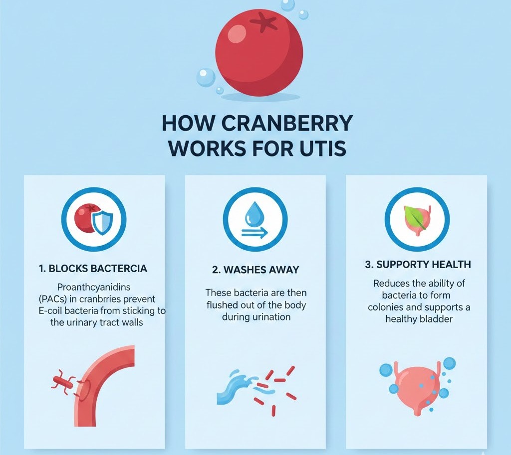 How Cranberry Works for UTIs