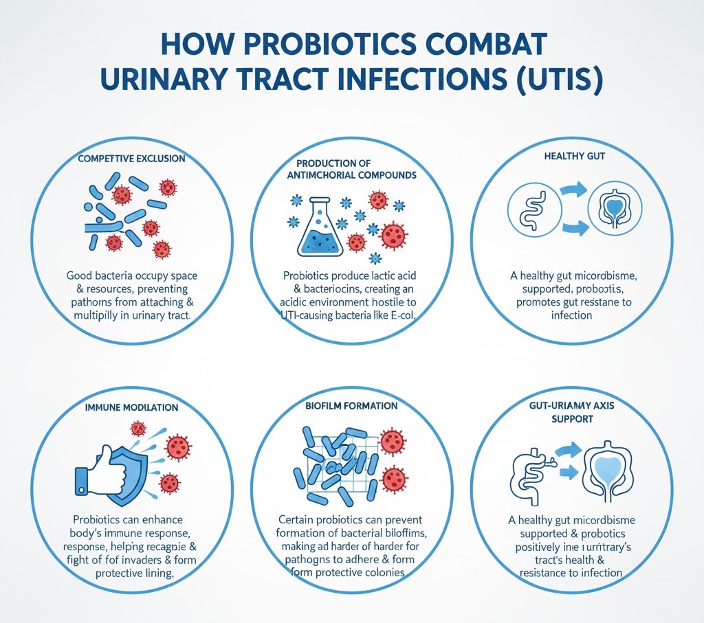 How Probiotics Work Against UTIs