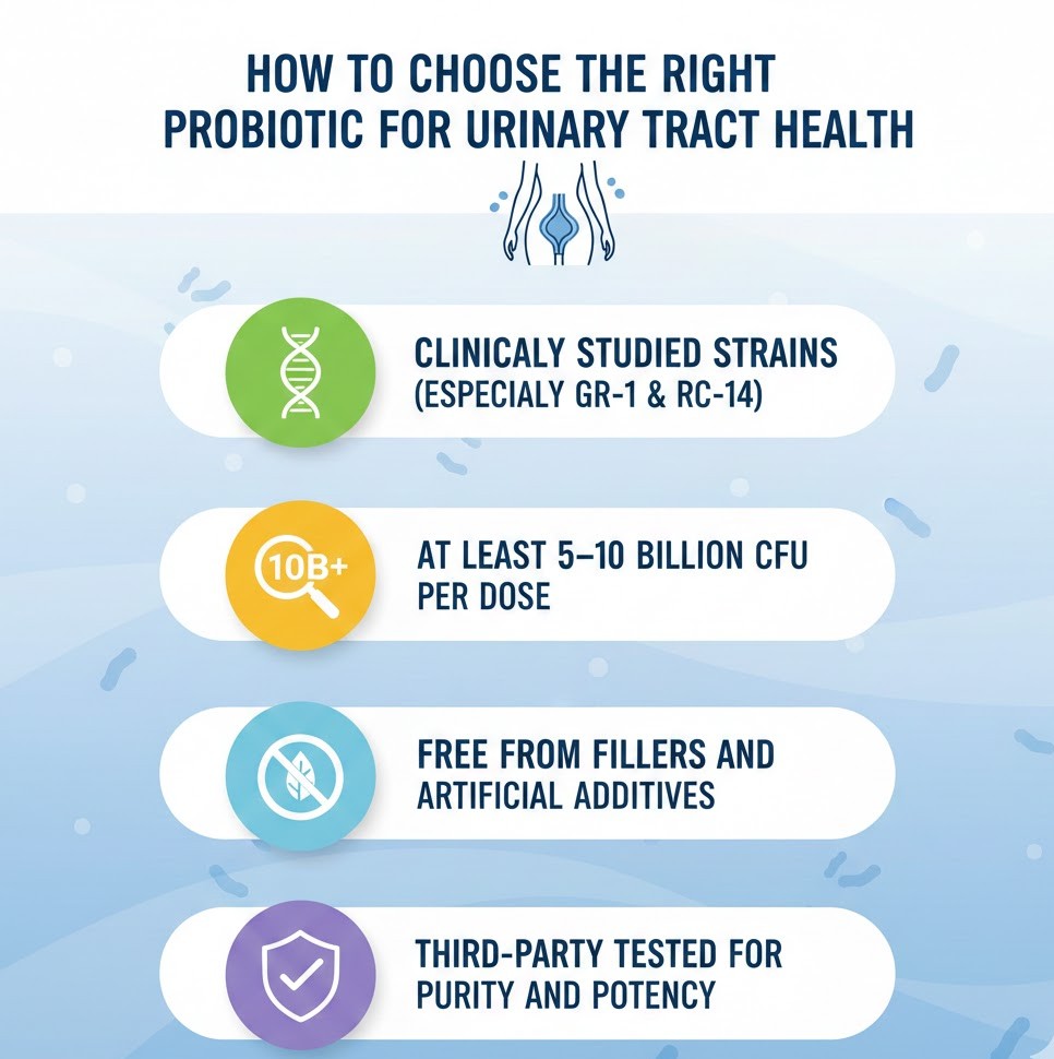 How to Choose the Right Probiotic for Urinary Tract Health
