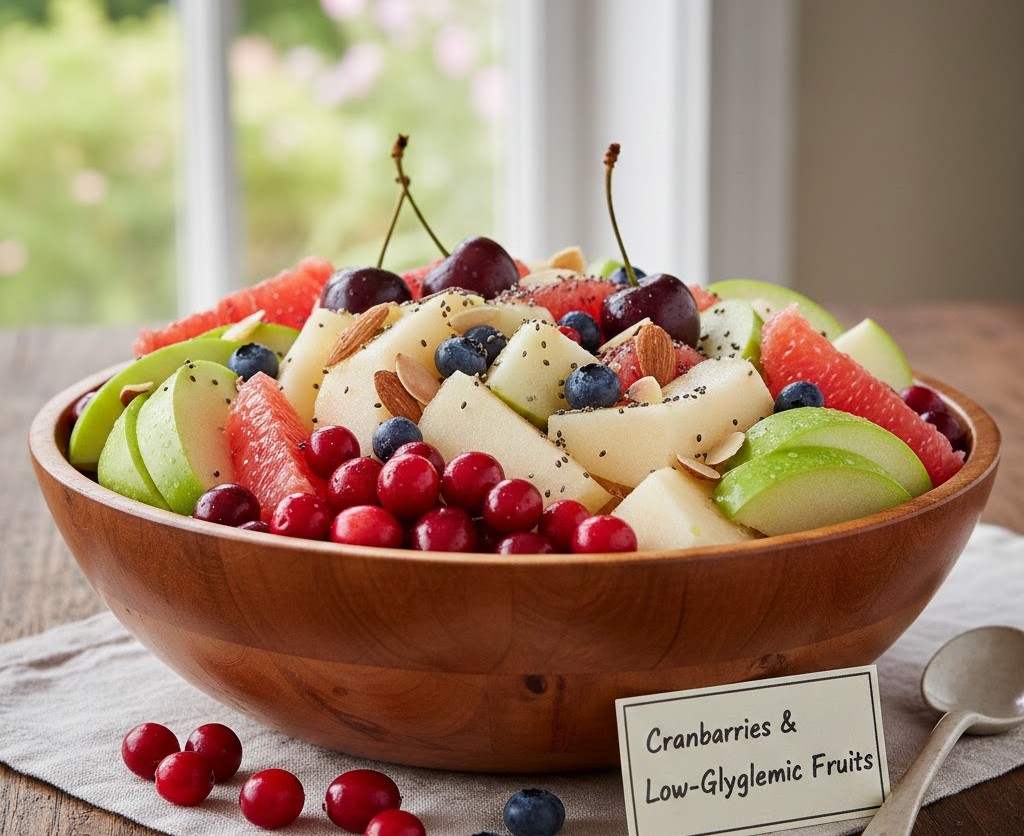 Include Cranberries and Low-Glycemic Fruits