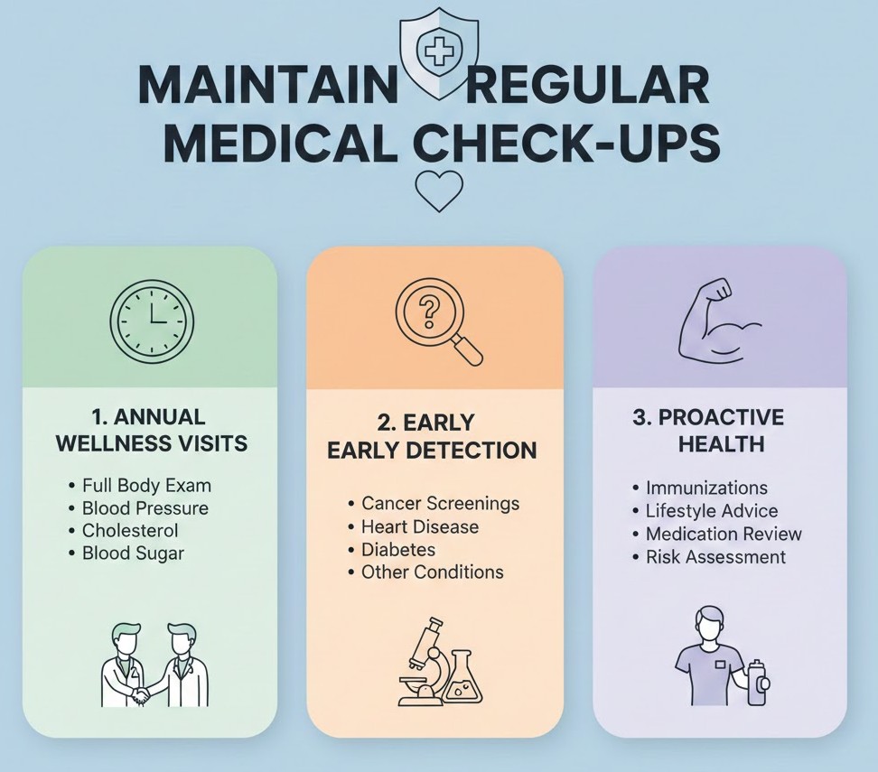 Maintain Regular Medical Checkups