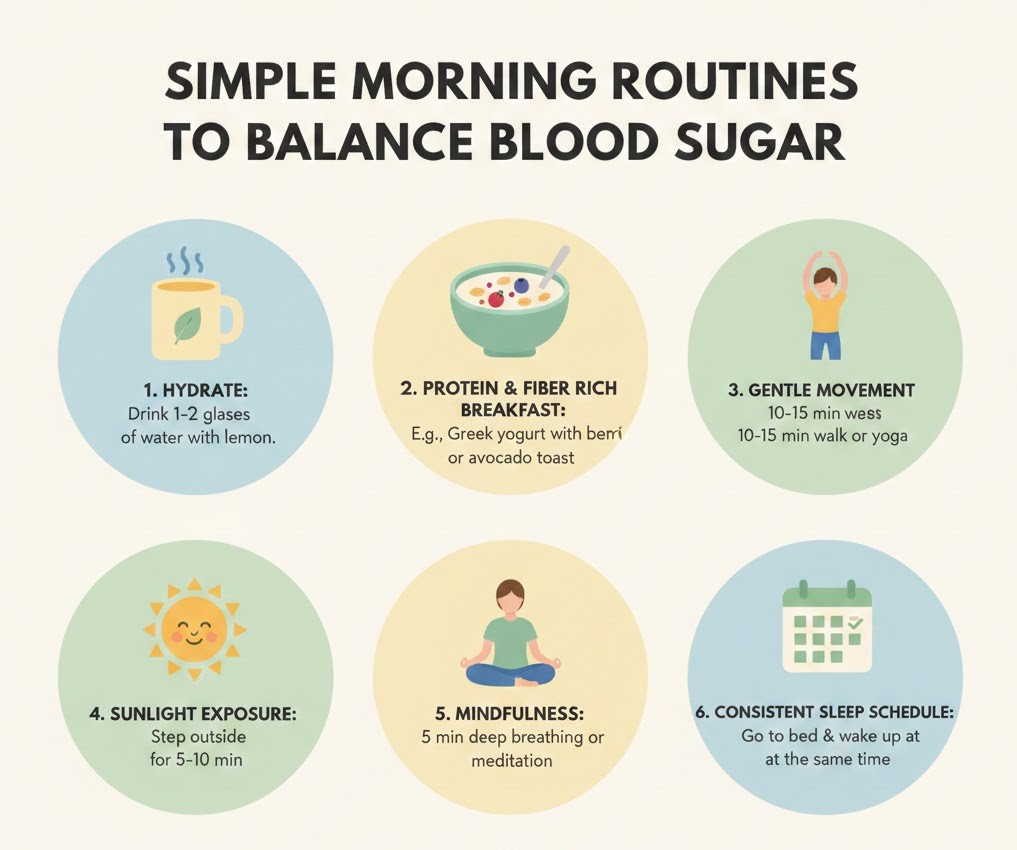 Simple Morning Routines to Balance Blood Sugar