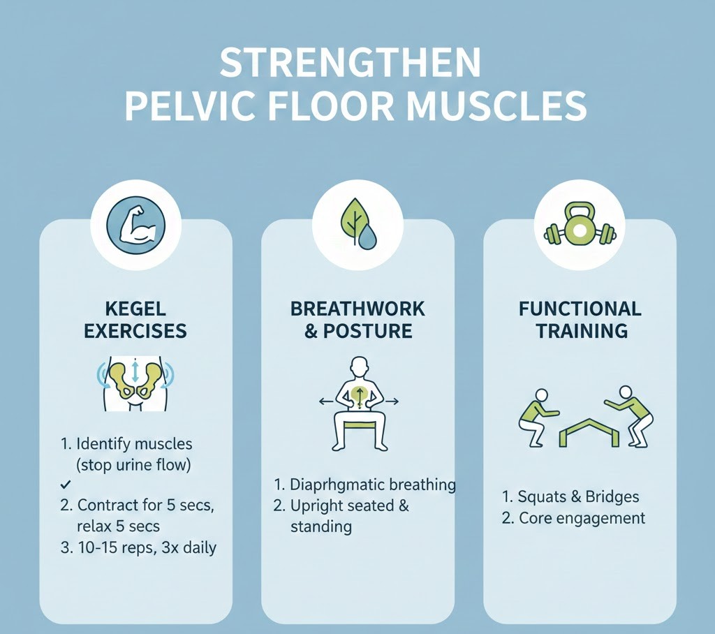 Strengthen Pelvic Floor Muscles