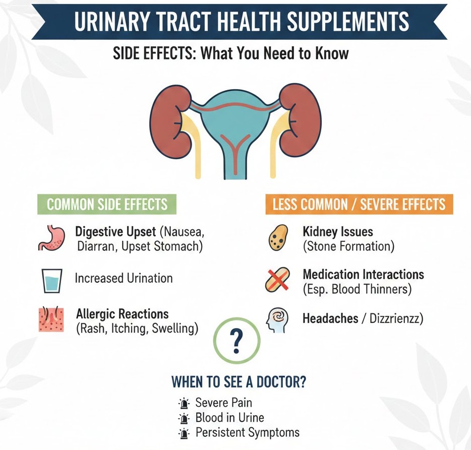Urinary Tract Health Supplements Side Effects: What You Need to Know