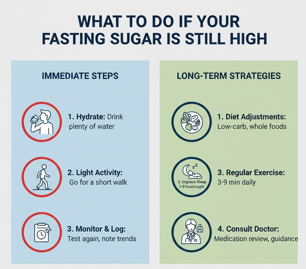 What to Do If Your Fasting Sugar Is Still High